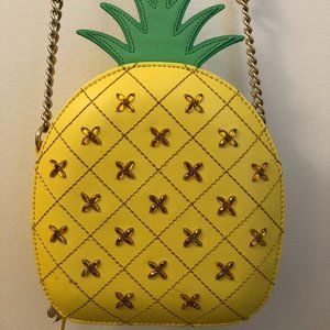 Kate Spade New York Yellow Pineapple Crossbody Bag